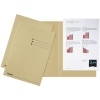 Esselte cream A4 inlay folder cardboard with equal sides and line printing (100-pack)