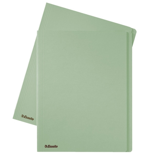 Esselte green A4 card insert folder with 10mm overlap (100-pack) 1033408 203652 - 1