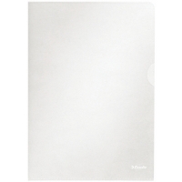 Esselte transparent A4 high-quality PP plastic folder (100-pack) 54832 203506
