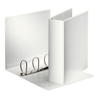 Esselte white panorama ring binder with 4 D-rings, 60mm 49706 203294