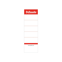 Esselte wide cardboard binder spine labels, 50mm x 158mm (100-pack) 81080 227503