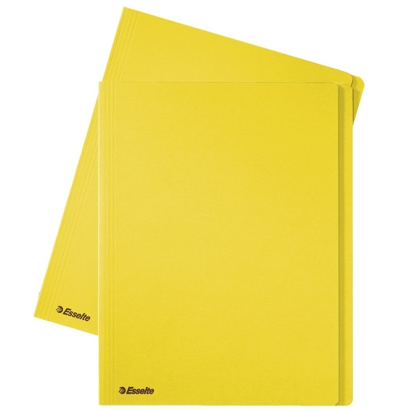 Esselte yellow A4 card insert folder with 10mm overlap (100-pack) 1033406 203648 - 1