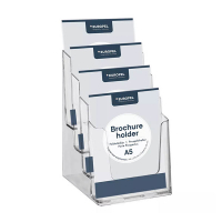 Brochure holder (A4) | 4 compartments | Europel 226982