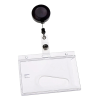 Card holder with roll-off mechanism | 85 x 54mm | Europel 10-pack 226975