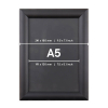 European economy A5 snap frame with black aluminum frame 226985 - 1