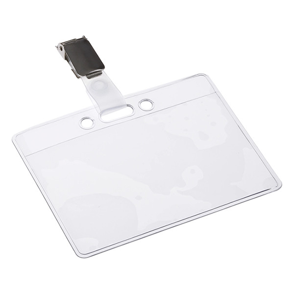 Name badge with clamp | 90 x 60mm | Europel | 24-pack 226962 - 1