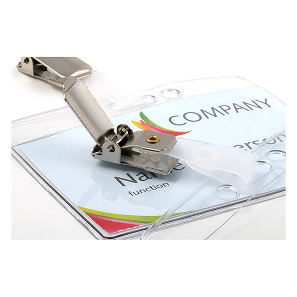 Name badge with clamp | 90 x 60mm | Europel | 24-pack 226962 - 3