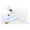 Name badge with clamp | 90 x 60mm | Europel 24-pack 226962 - 2