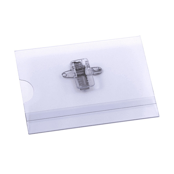 Name badge with comb-clip | 90 x 60mm | Europel | 24-pack 226929 - 1