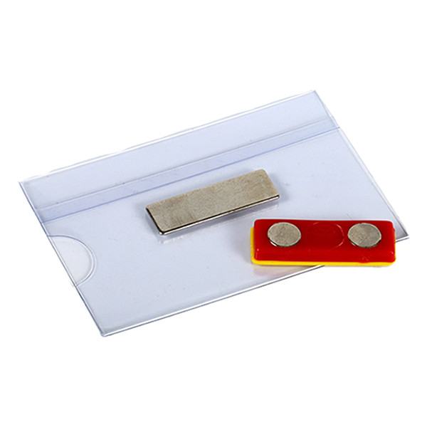 Name badge with magnet | 90 x 55mm | Europel 24-pack 226965 - 1