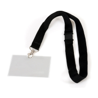 Name badge with textile cord | 90 x 60mm | Europel 5-pack 226969