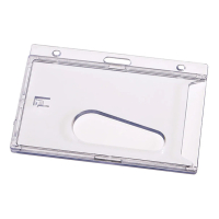 Name badge without textile cord | 85 x 54mm | Europel 10-pack