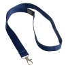 Europel blue textile cord with carabiner (10-pack)