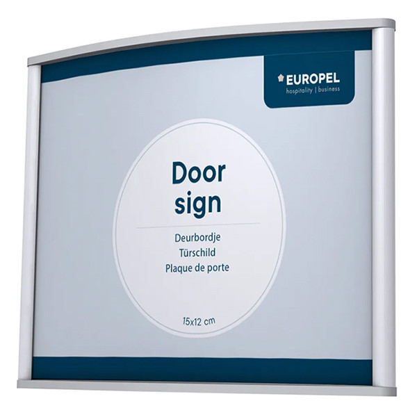 Europel door sign, 150mm x 120mm 355501 226959 - 1