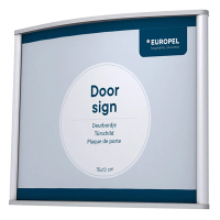 Europel door sign, 150mm x 120mm 355501 226959