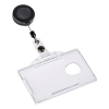 Europel open name badge with roll-off mechanism, 85mm x 54mm (10-pack) 226974 - 1