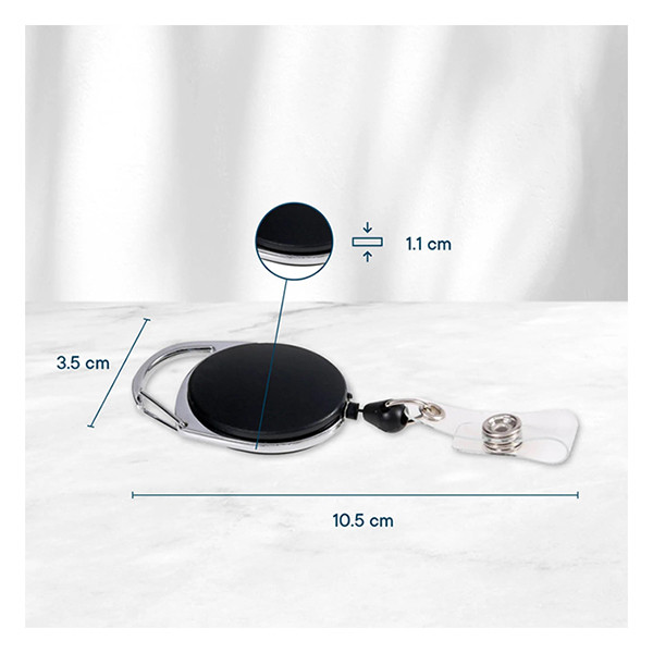Europel retractor with push-button closure (10-pack) 226972 - 3