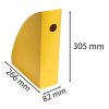 Exacompta Bee Blue saffron yellow magazine cassette 18208D 404106 - 4