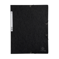Elastomer folder A4 (3-flap) | blue cardboard | Exacompta 404017