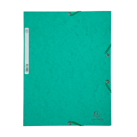 Elastomer folder A4 (3-flap) | green cardboard | Exacompta **Clearance** 404019