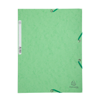 Elastomer folder A4 (3-flap) | lime green cardboard | Exacompta 404026