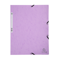 Elastomer folder A4 (3-flap) | mauve cardboard | Exacompta 404037