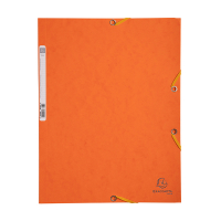 Elastomer folder A4 (3-flap) | orange cardboard | Exacompta 404020