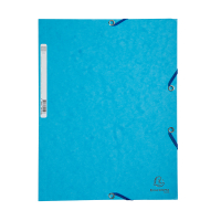 Elastomer folder A4 (3-flap) | turquoise cardboard | Exacompta **Clearance** 404027