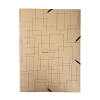 Exacompta Eterneco brown A4 elastomer folder cardboard 404086 - 1