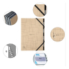 Exacompta Eterneco brown A4 sorting folder cardboard (9 tabs) 567470E 404092 - 6