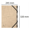 Exacompta Eterneco brown A4 sorting folder cardboard (9 tabs) 567470E 404092 - 2
