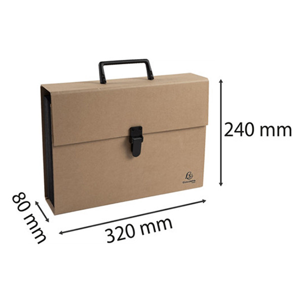 Project folder (18 tabs) | A4 | Exacompta Eterneco brown 404093 - 3