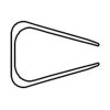 Exacompta Serodo black clamping strips, 12mm (25-pack) 129781E 407278 - 3