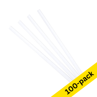 Exacompta Serodo transparent clamping strips, 3mm (100-pack)  407288