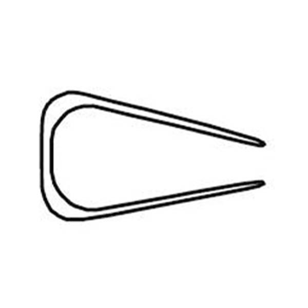 Exacompta Serodo transparent clamping strips, 6mm (25-pack) 697080E 407283 - 5