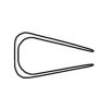 Exacompta Serodo transparent clamping strips, 6mm (25-pack) 697080E 407283 - 5
