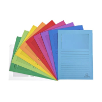 Exacompta assorted colours A4 window folder (10-pack) 50200E 404436