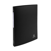 Exacompta black ring binder with 4 O-rings, 15mm 51191E 404445