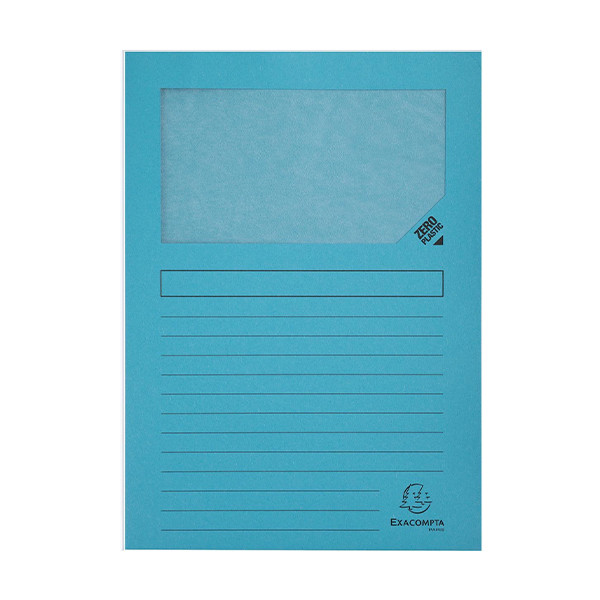 Exacompta blue A4 window folder (100-pack) 50106E 404438 - 1