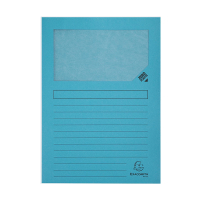 Exacompta blue A4 window folder (100-pack) 50106E 404438