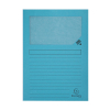 Exacompta blue A4 window folder (100-pack) 404438 - 1