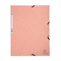 Exacompta coral A4 glossy cardboard elastomer folder with 3 flaps 55527E 404031