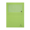 Exacompta green A4 window folder (100-pack)