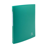 Exacompta green ring binder with 4 O-rings, 15mm 51183E 404447