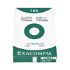Exacompta lined system card, 100mm x 150mm (100-pack) 404431 - 1