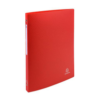 Exacompta red ring binder with 4 O-rings, 15mm 51195E 404448