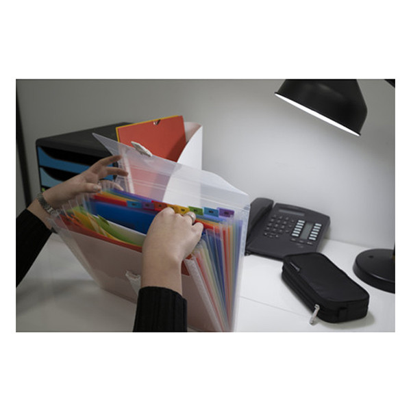 Exacompta transparent project folder (13 compartments) 55298E 404013 - 7