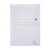 Exacompta white A4 window folder (100-pack) 404437 - 1