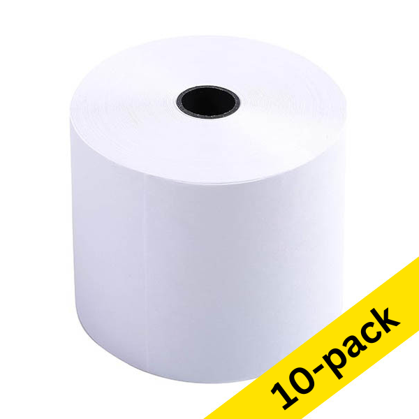 Exacompta white thermo cash register roll, 57mm x 70mm x 12mm (10-pack) 407297 - 1