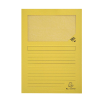 Exacompta yellow A4 window folder (100-pack) 50109E 404439